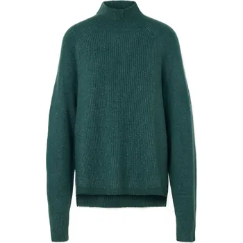 Dámský svetr 719480 - Tchibo - Svetr z hrubého úpletu z příze Soufflé - pro ženy - vel. M 40/42 - barva: zelená