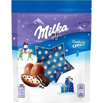 Cukrovinka Milka Oreo vánoční pralinky 86g