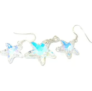Souprava šperků stříbrná souprava set Swarovski elements 925/1000 ( hvězdičky 656567) stříbrná