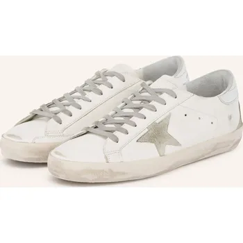 Pánské tenisky Golden Goose Pánské Sneakersy Super-Star, krémová / stříbrná, 45