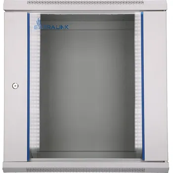 Rozvaděč Extralink 12U 600x600 Šedá | Racková skříň | montovaná na zdi