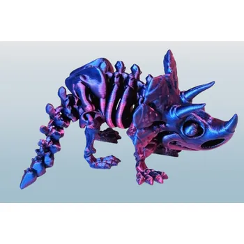 Dinosaurus z 3D tiskárny duhový, cca 14 cm