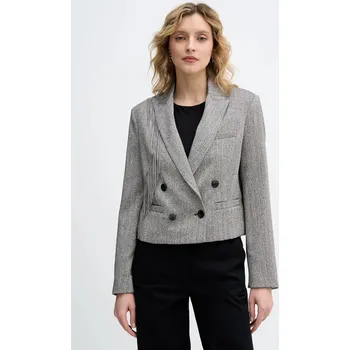 Dámské sako Sako Sisley 2D12LW03P šedá 09A, vel. 34