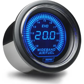 Tuning PROSPORT Performance přídavný budík řady EVO, měřená hodnota: širokopásmová lambda
