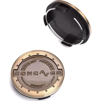 Alu kolo Krytka průměr 62/68mm (vnitřní,vnější) Concaver (CAP-CVR-BBZ) Brushed Bronze, úchyt 4mm