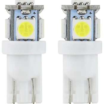 Autožárovka Žárovka 12V LED 12V 5xSMD T10 (W5W), délka 28mm, 01284