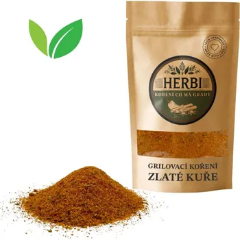 Koření Herbi Grilovací koření Zlaté kuře, 100 g – koření na pečení a grilování drůbeže