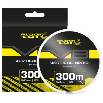 Black Cat Splétaná Šňůra V8-Line 300 m - 0,41 mm 37 kg
