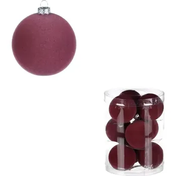 Vánoční dekorace Sametové ozdoby, pr. 6 cm (9 ks) VAK134 PUR - SLEVA 3% s kodem radost25