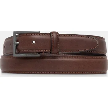 Opasek Kožený pásek Tommy Hilfiger pánský, hnědá barva, AM0AM13379 88X, vel. 110