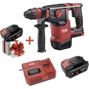 FLEX CHE 2-26 18.0-EC C Kombinované aku vrtací kladivo 18,0 V + 1x baterie 5.0Ah + rychlonabíječka (Verze: 1x baterie 5.0 Ah + 1x rychlonabíječka)