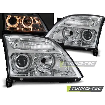 Přední světlomet Přední světla angel eyes Opel Vectra C / Signum chromové