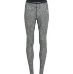 Icebreaker Women's Merino 200 Oasis Leggings Flock AOP - midnight navy/snow/aop M