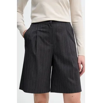 Dámské kraťasy Kraťasy Sisley dámské, šedá barva, high waist, 409YL901S 90C, vel. 40