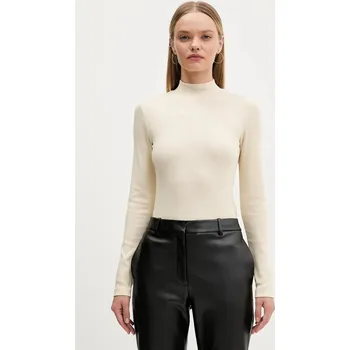 Pánské tričko Tričko s dlouhým rukávem Guess Jeans W5BP23.KA0H1 béžová 08X, vel. XL