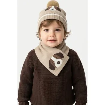Čepice Mayoral Sada čepice a šál 10018 Béžová 12M