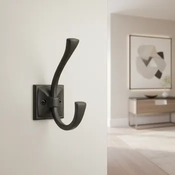 Věšák Interex design Věšák MALAGA / Černý matný