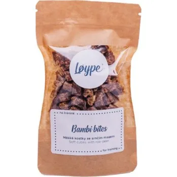 Pamlsek pro psa Løype Srnčí pamlsky Bambi bites 300 g