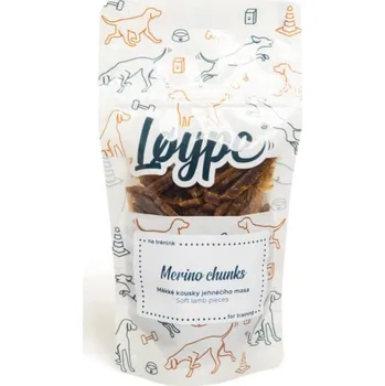 Pamlsek pro psa Løype Jehněčí pamlsky Merino chunks 80 g