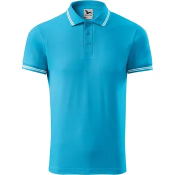 Pánské tričko Urban polokošile pánská XXXL tyrkysová