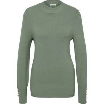 Dámské oblečení 714428 - Tchibo - Svetr z jemného úpletu - pro ženy - vel. L 44/46 - barva: zelená