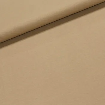 Viskózový úplet UNI PR0001-548, jednobarevný kapučíno, š.145cm (látka v metráži)