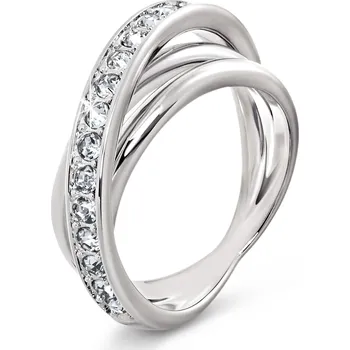 Prsten 717320 - Tchibo - Prsten Loops se skleněnými kamínky - pro ženy - vel. 18