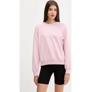 Dámská mikina Mikina Abercrombie & Fitch dámská, růžová barva, hladká, KI152-5352-601 KI152.5352.601 03X, vel. L