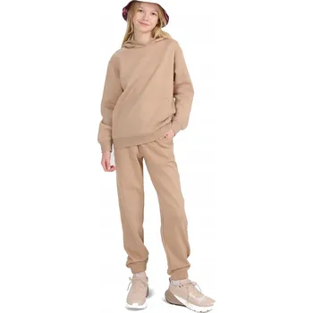 4F tepláky béžové barva velikost 134