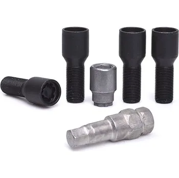 Alu kolo Pojistné šrouby M14x1,5x30 SICUTUNE BVT430 černé kužel, klíč 17/19