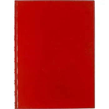 Karton P+P Sporo A4 Uzavíratelné desky spodní plastové kapsy červené