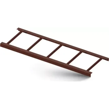 SNEHOMRIZ - Protisněhová střešní mříž 20 cm, 1 m, hnědá