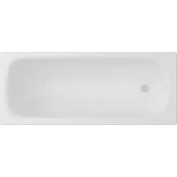 Vana 170x70 cm, bez nožiček, smaltovaná ocel CONCEPT 100