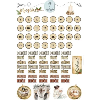 samolepka SAMOLEPKY PROSINEC 1