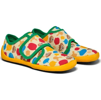Chlapecké polobotky Dětské nazouvací barefoot boty Affenzahn Slipper Cotton Movy Affenzahn 10 years - vel. 24