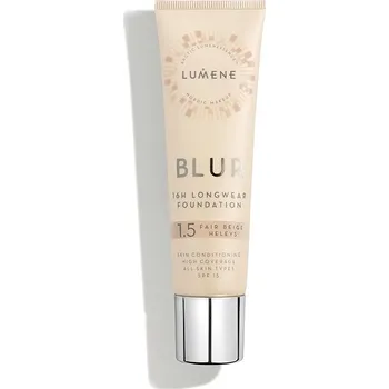 Make-up LUMENE Blur 16h Longwear Foundation SPF15 Shade 1.5 Fair Beige / Heleys