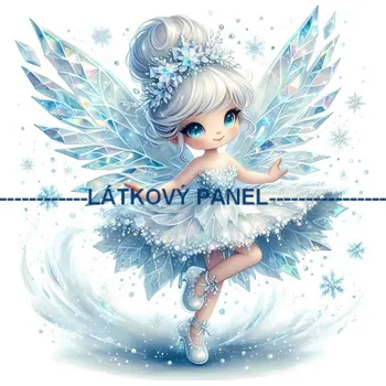 Panel kočárkovina - Ledová víla - AVS-86 Velikost: 20x20cm