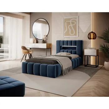 Postel Postel Lamica 90x200 + Kovový rám/plynový výtah/kontejner