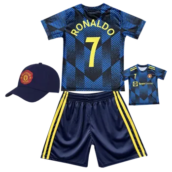 Numberoplus Premium dětský fotbalový dres + fotbalová kšiltovka Manchester United FC - Ronaldo.Č07 Velikost: 13 let (vel.152)