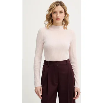 Pánský svetr Svetr s příměsí vlny BOSS Orange C_Fenni 50549391 růžová 42X, vel. L