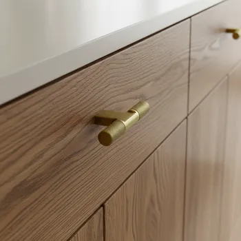 Nábytkové kování Siro Úchytka knopka INDUST DUO / Starozlatá