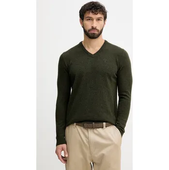 Dámský svetr Vlněný svetr Barbour MKN0341 zelená 77X, vel. L