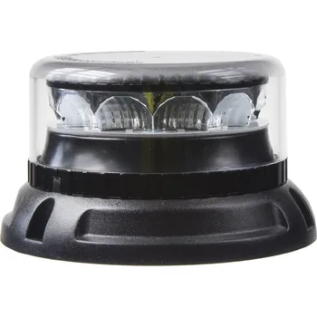 Pracovní světlo PROFI LED maják 12-24V 12x3W červený čirý 133x76mm, ECE R10