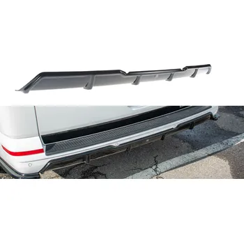 PC tuning Maxton Design vložka zadního nárazníku pro Volkswagen T6, černý lesklý plast ABS