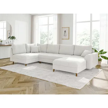 Sedací souprava Rohová sedací souprava ARIELLA U Barva: Bílá