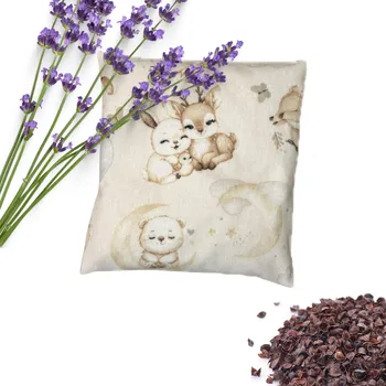 Polštář Dětský nahřívací polštářek s pohankou a levandulí - usínací