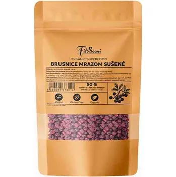 Sušené ovoce FitBoom Lyofilizované Brusinky - 50 g