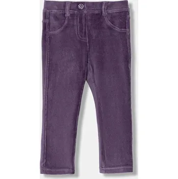 Dívčí kalhoty Dětské kalhoty United Colors of Benetton 4DZBGE00L.P.Season.9BYA fialová 45X, vel. 116