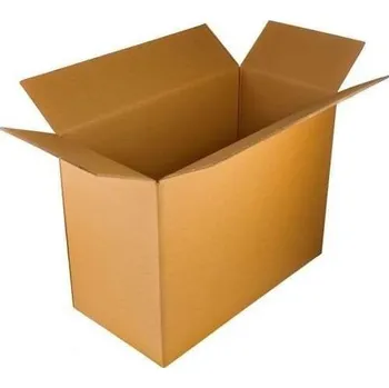 Obalový materiál Kartonová krabice klopová 350x150x400 mm 3VVL B 380g/m2 hnědá - paleta 1360 ks