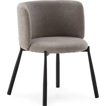 Jídelní židle Šedá čalouněná jídelní křesla v sadě 2 ks Ginny – MOME ID_1820744